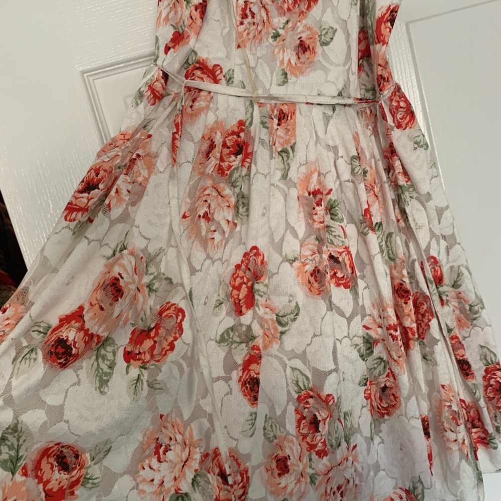 Floral Charlotte Russe Halter Dress